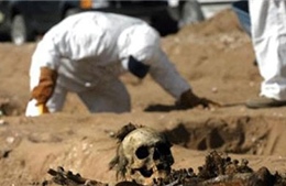 Phát hiện hơn 250 hộp sọ trong hố chôn tập thể ở Mexico